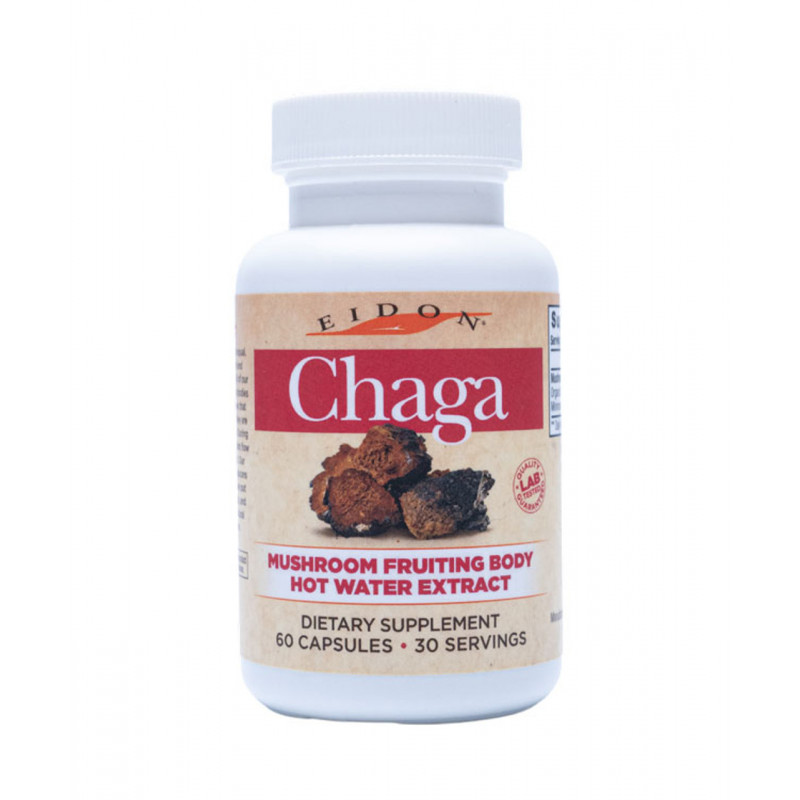 Eidon Bio Organic Chaga Mushroom Extract 60 Capsules