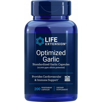 Life Extension Optimized Garlic 200 Vegetarian Capsules