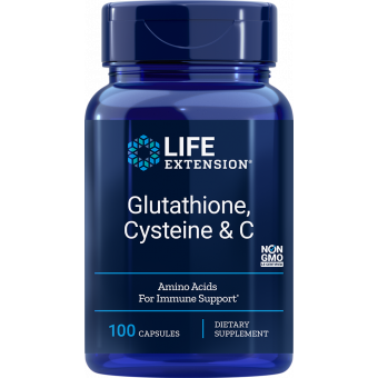 Life Extension Glutathione, Cysteine & Vitamin C 100 Capsules