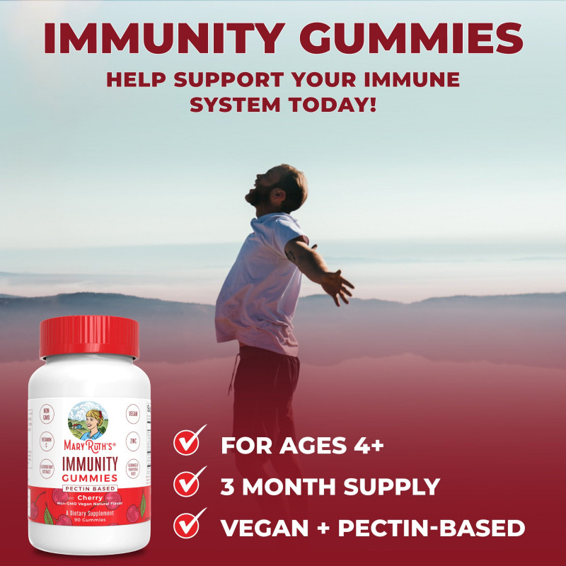 Mary Ruth's Immunity Gummies Jelly Vitamins 90 Pcs