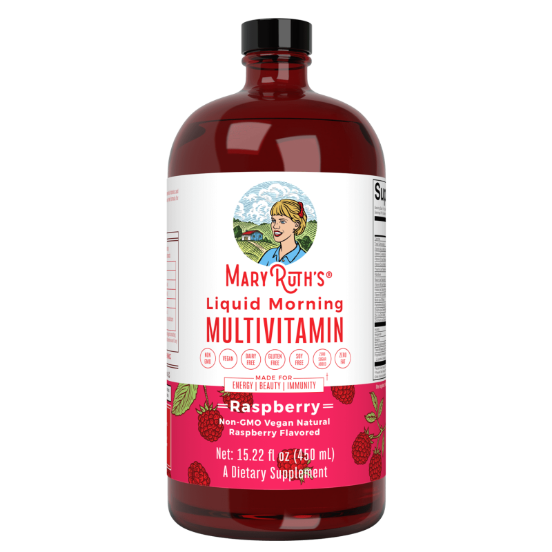 Mary Ruth's Morning Multivitamin Liquid Raspberry 450 ml