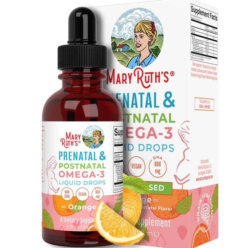 Mary Ruth's Prenatal & Postnatal Omega-3 Drops 60 ml