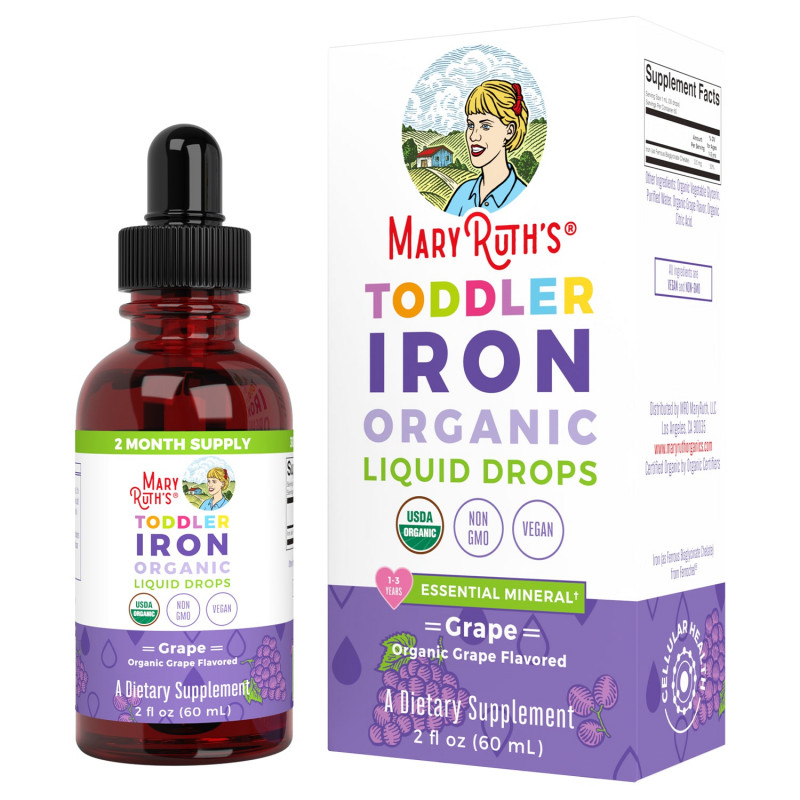 Mary Ruth's Iron for Toddlers Bio Organic Drops 60 ml