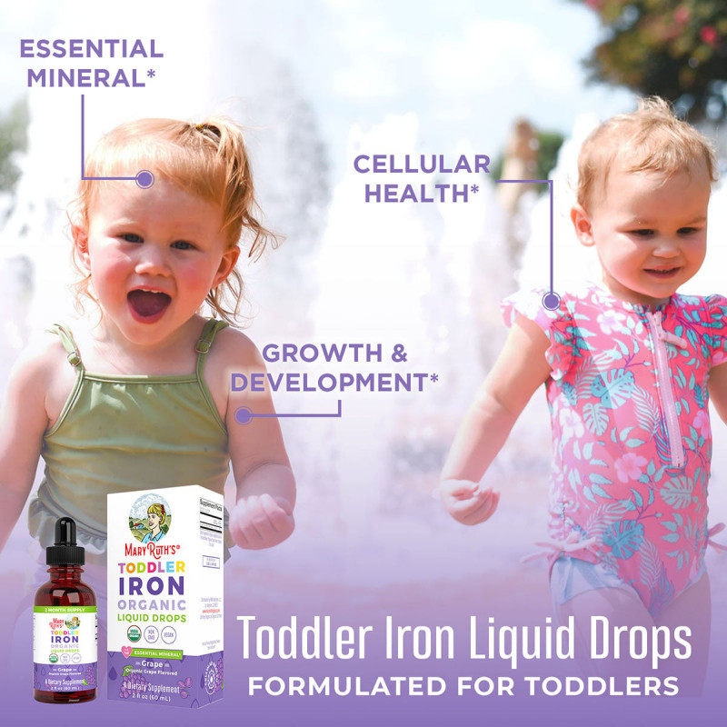 Mary Ruth's Iron for Toddlers Bio Organic Drops 60 ml