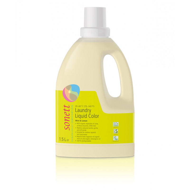 Sonett Laundry Liquid Color Mint & Lemon 1.5 l